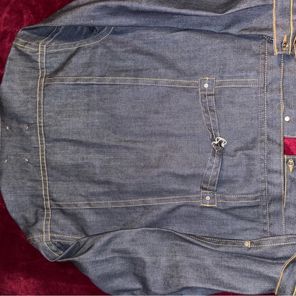 True Religion Men's Denim Jacket - Blue - Picture 6 of 7